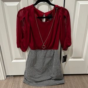 Brand new size 10 red dress with tag